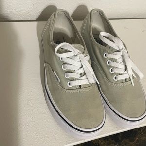 Desert sage Vans of the wall size 7.0 women